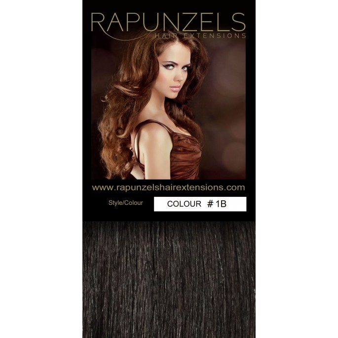 1 Gram 20 Nano Tip Colour 1b Natural Off Black 25 Strands