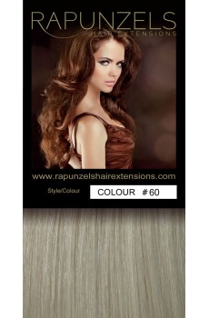 1 Gram 20" Pre Bonded Nail Tip Colour #60 Lightest Blonde (25 Strands)