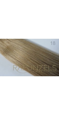 1 Gram 16" Pre Bonded Nail Tip Colour #18 Dark Beige Blonde (25 Strands)